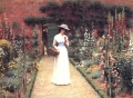 Lady in a Garden