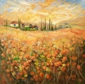 Tuscan Fields by Elena Bond