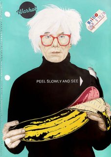 Notebook (Torn Page) : Andy Warhol (Peel Slowly and See)