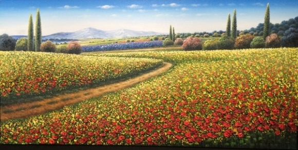 Along the Red Poppy Fields