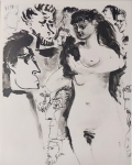 Verve 1954 by Pablo Picasso Original Framed Lithograph