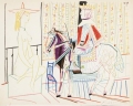 Verve 1954 VIII by Pablo Picasso Original Lithograph